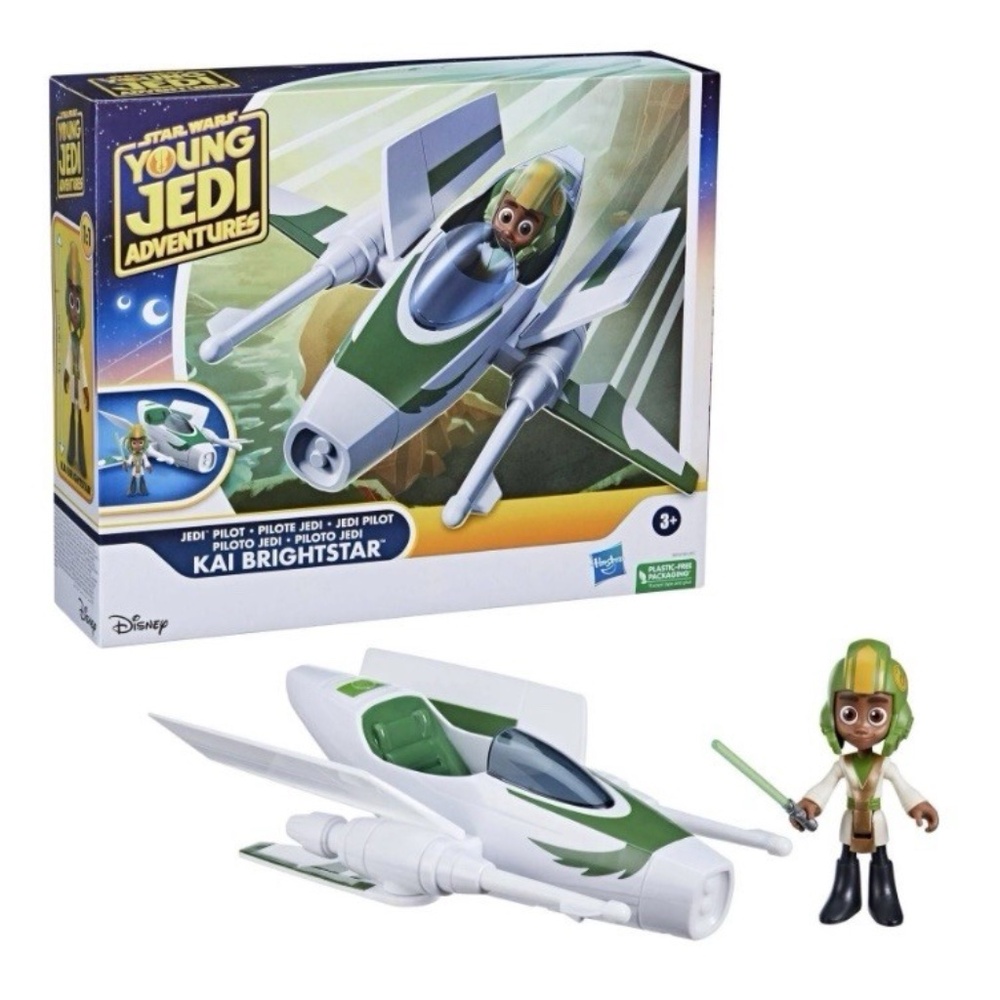 Hasbro StarWars: Young Jedi Adventures: Pilot Kai Brightstar 2023 NIB